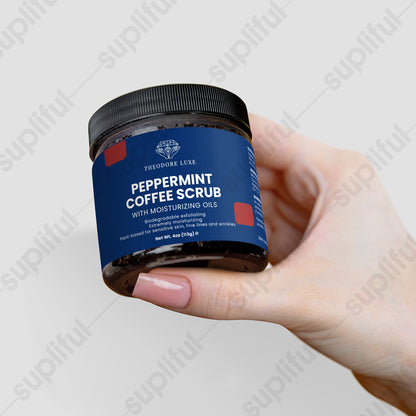 Peppermint Coffee Scrub